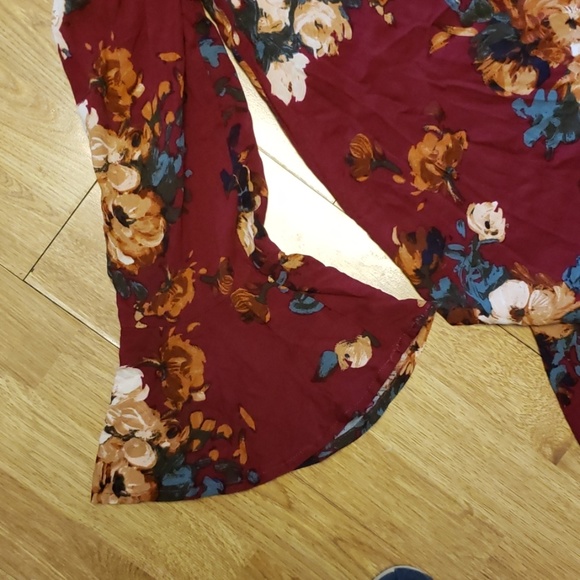 Altar'd State fall floral off the shoulder top - Picture 2 of 3